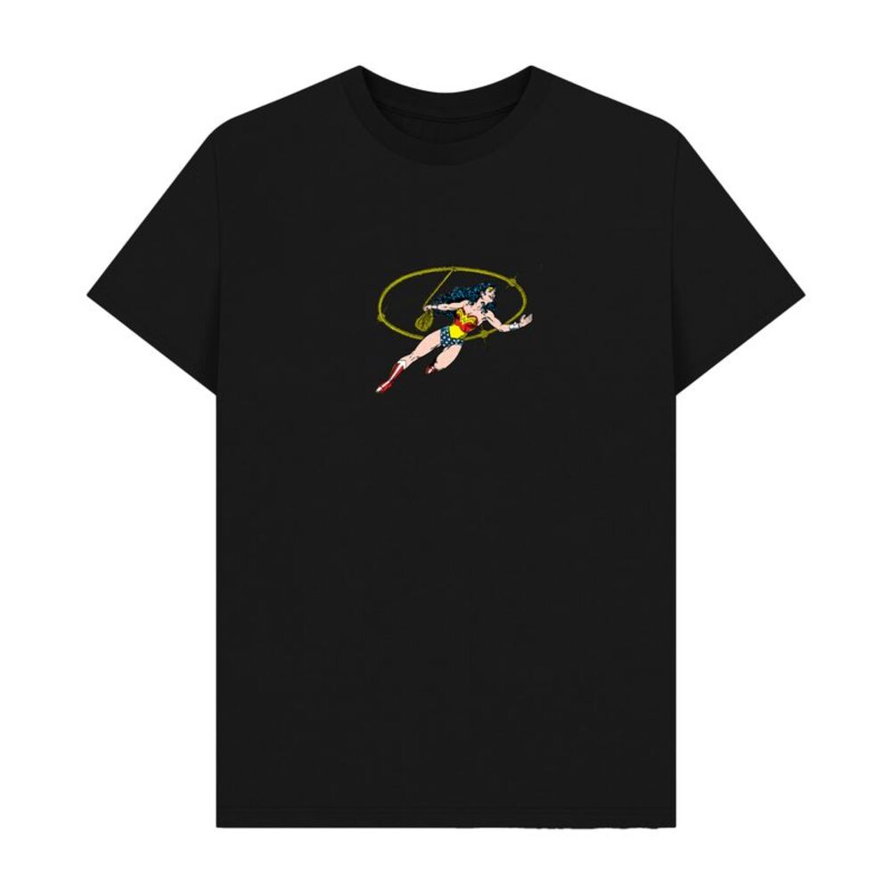 Wonder Woman Womens/Ladies Lasso Of Truth T-Shirt / Black